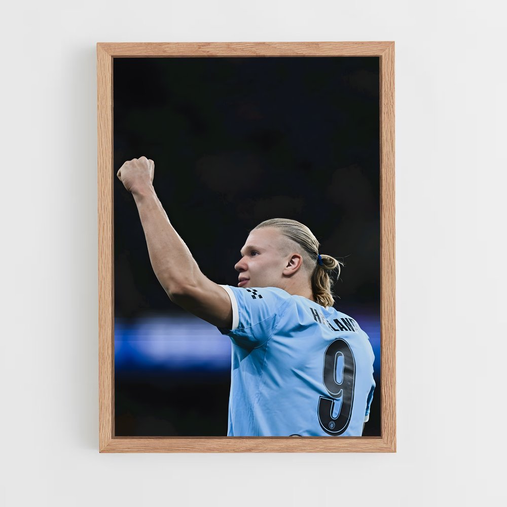 ap-erling haaland-13 cadre Bois clair