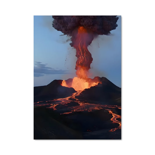 Poster Éruption Solaire