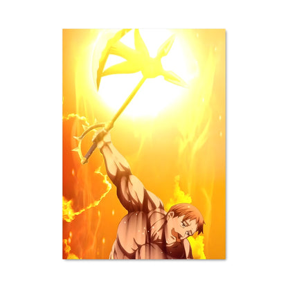 Poster Le Guerrier de Flammes