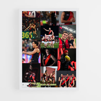 ap-essendon bombers-1 cadre Blanc