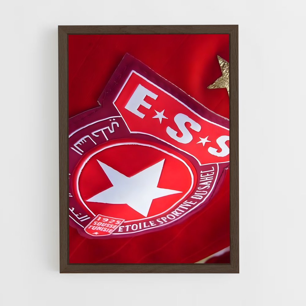 ap-etoile sportive du sahel-3 cadre Bois foncé