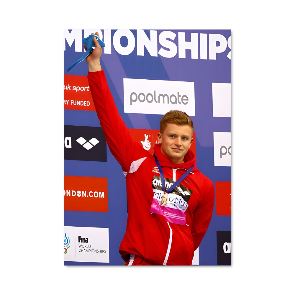 Poster Champion de la Piscine
