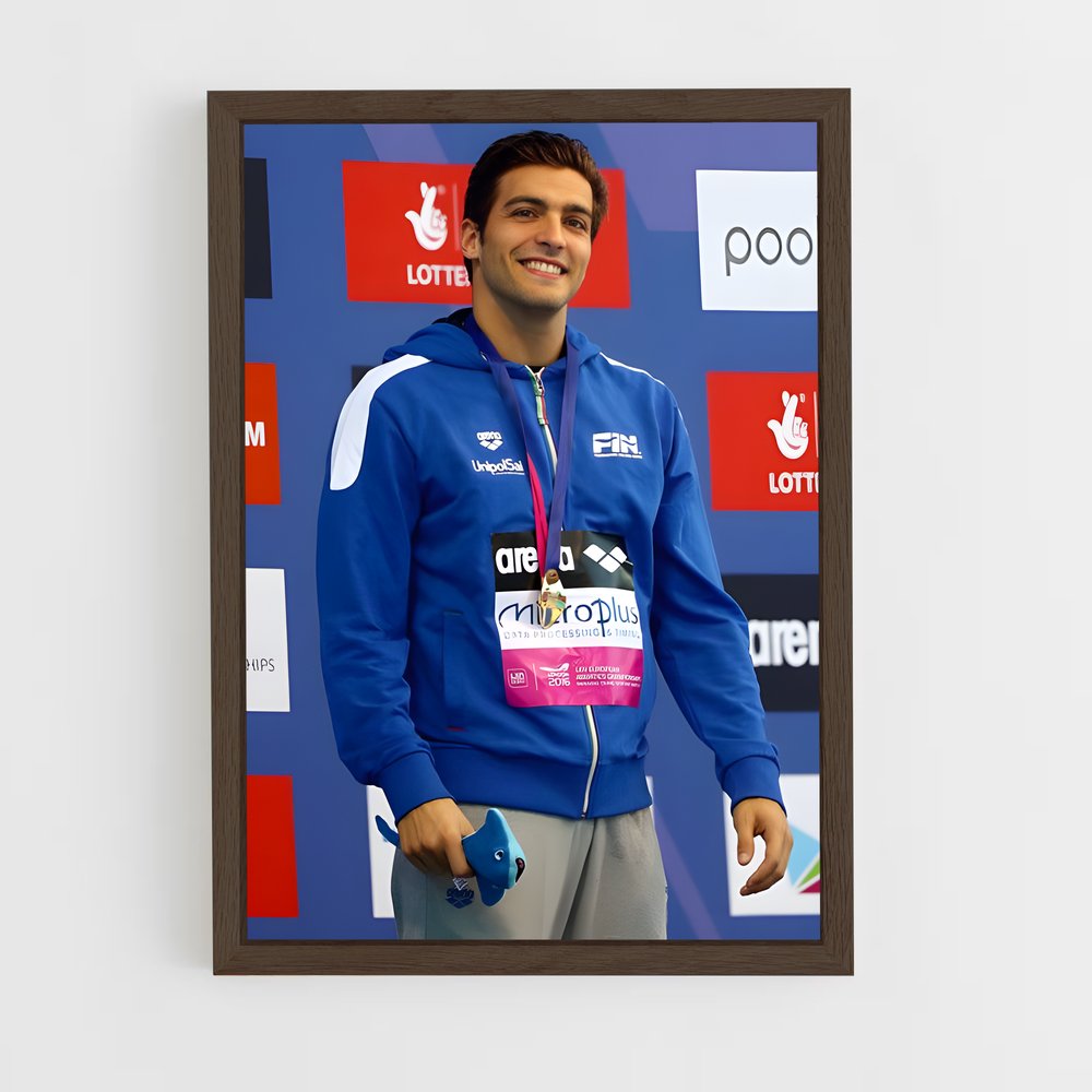 ap-european aquatics championships-3 cadre Bois foncé