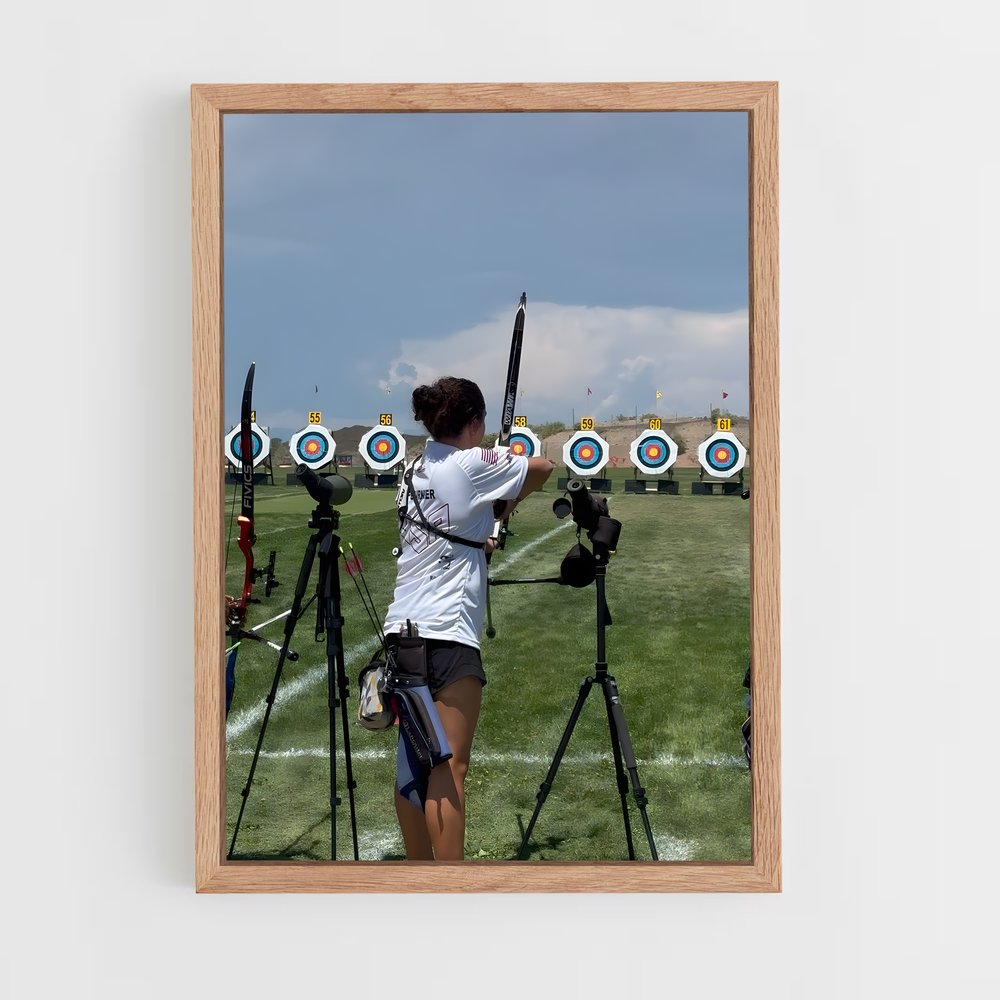 ap-european archery championships-3 cadre Bois clair