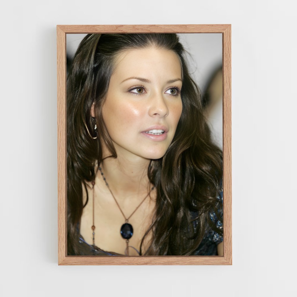 ap-evangeline lilly-8 cadre Bois clair