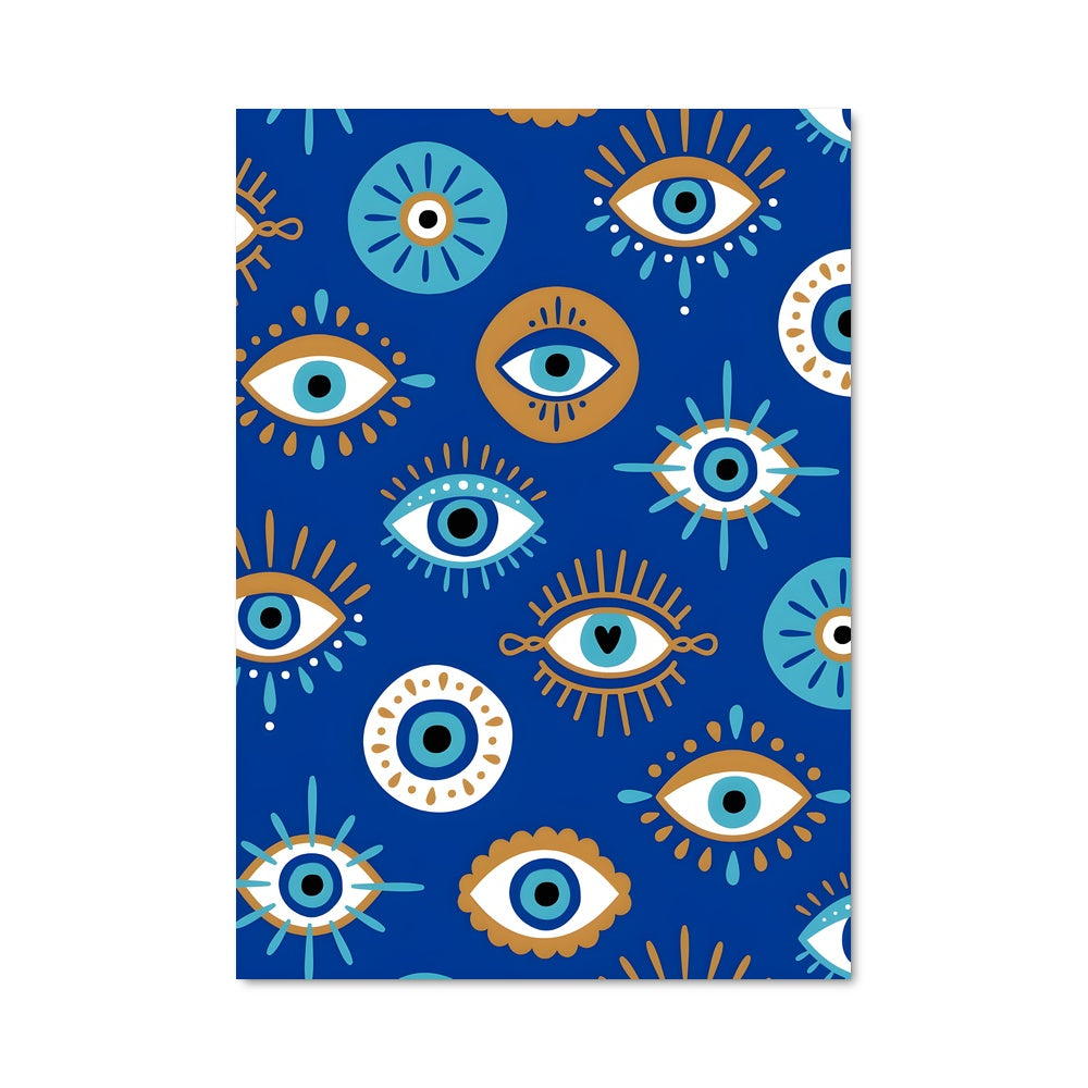 Poster Oeil Azur