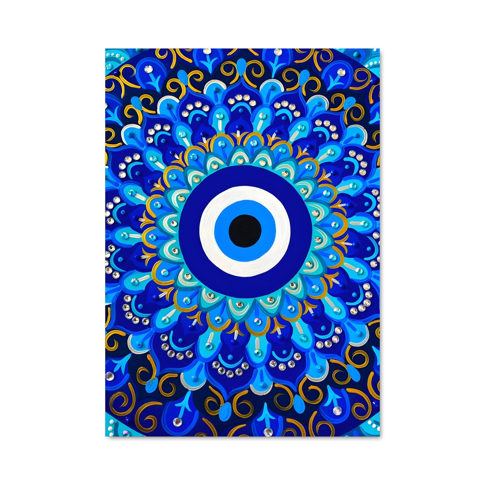 Poster Œil Azur
