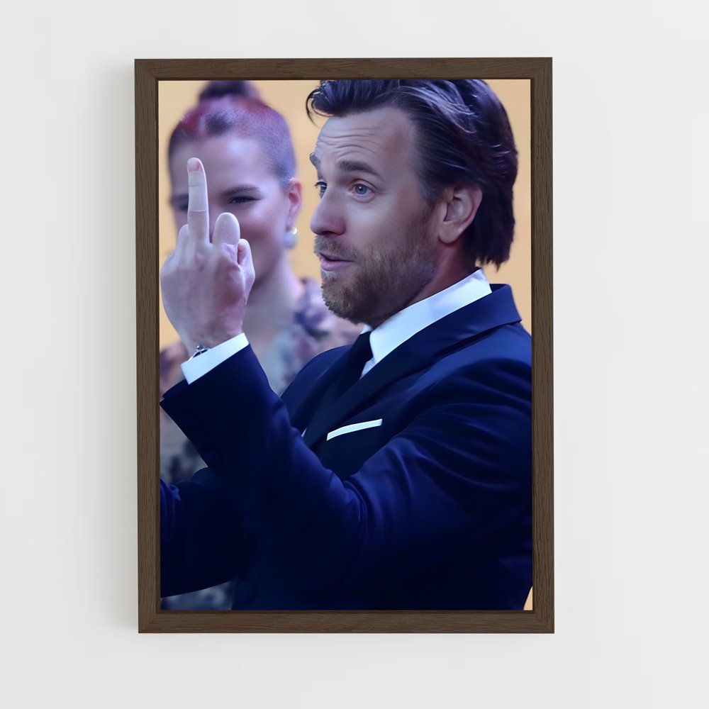 ap-ewan mcgregor-2 cadre Bois foncé