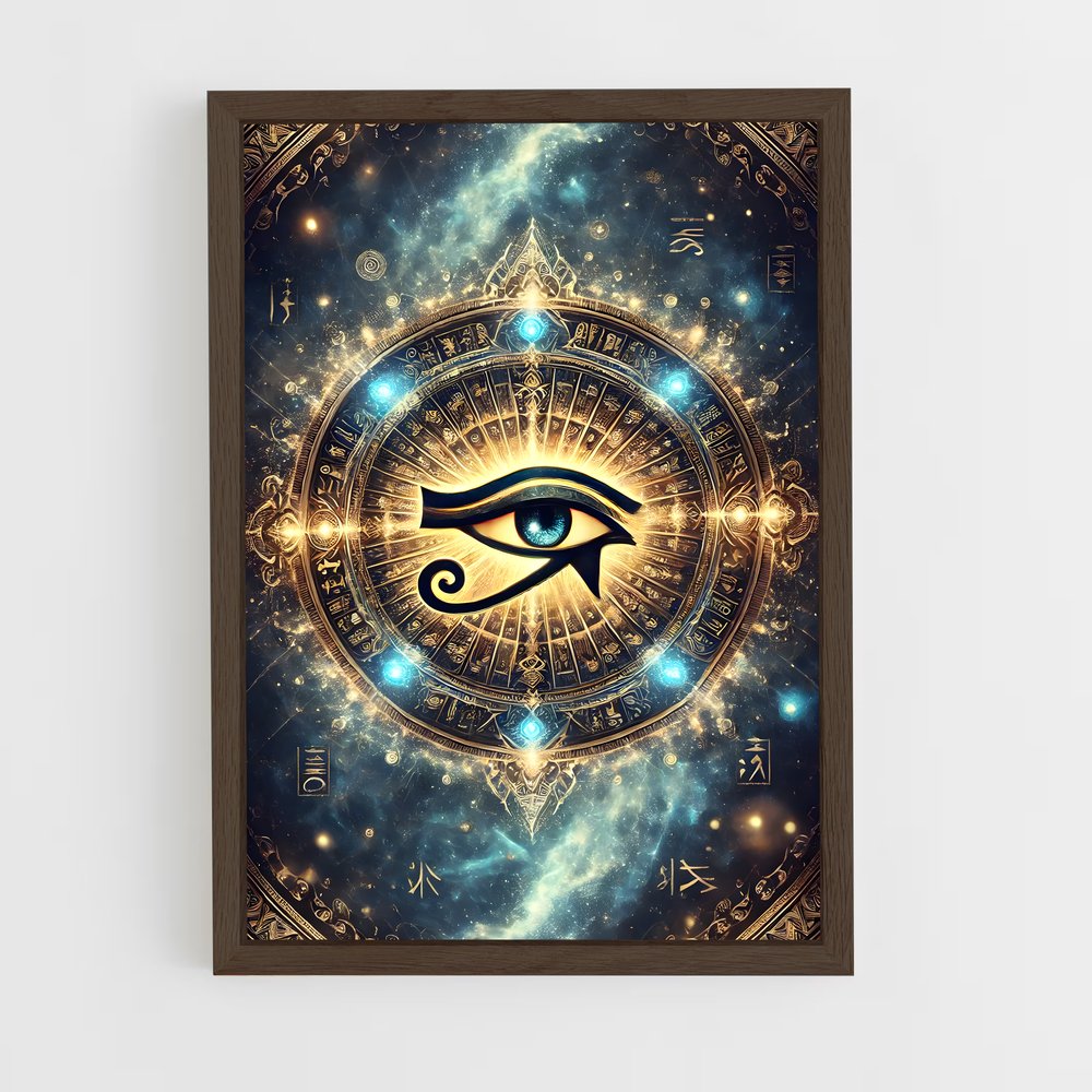 ap-eye of horus-1 cadre Bois foncé