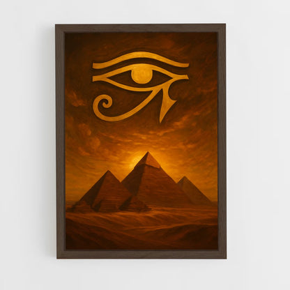 ap-eye of horus-4 cadre Bois foncé