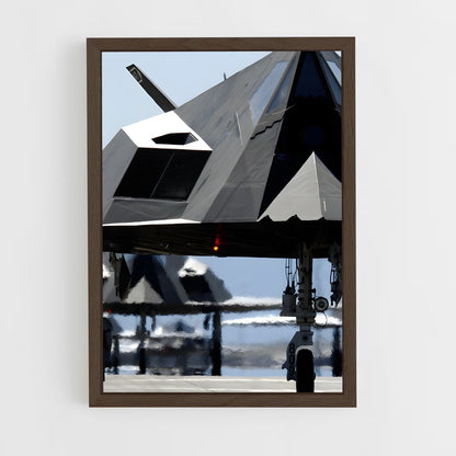 ap-f-117 nighthawk-2 cadre Bois foncé