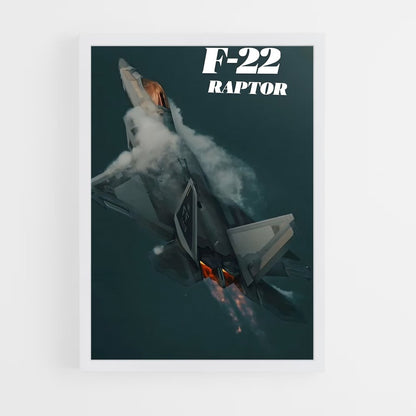 ap-f-22 raptor-3 cadre Blanc