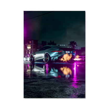 Poster Nuit Enflammée