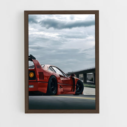 ap-f40-12 cadre Bois foncé