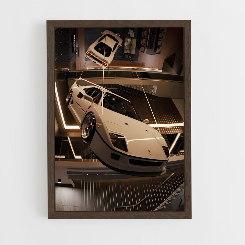 ap-f40-7 cadre Bois foncé