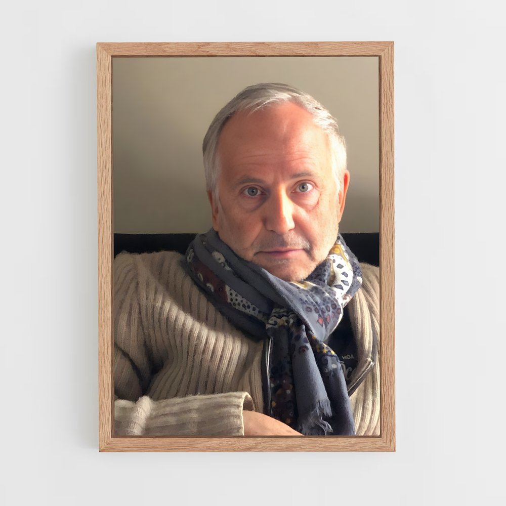 ap-fabrice luchini-4 cadre Bois clair