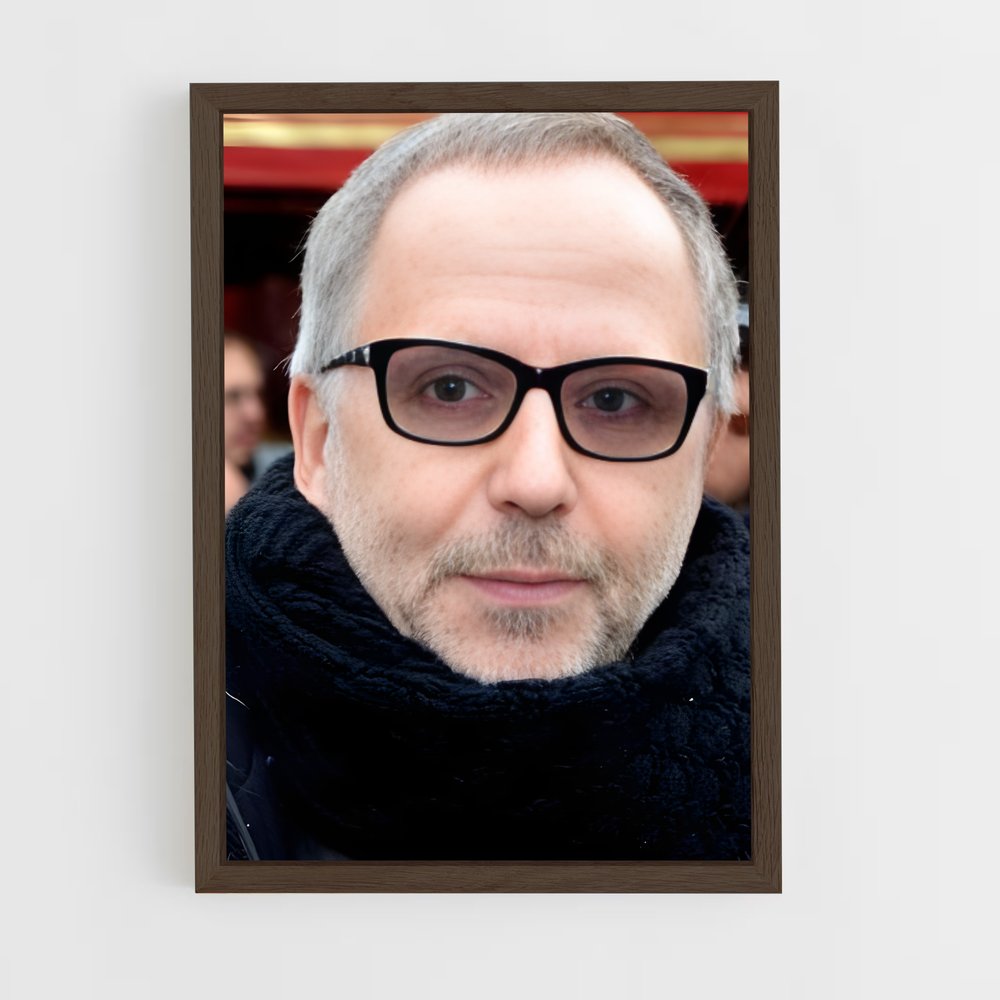 ap-fabrice luchini-7 cadre Bois foncé