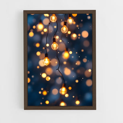 ap-fairy lights-1 cadre Bois foncé