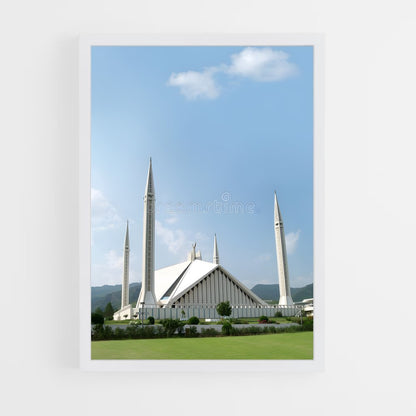 ap-faisal mosque-3 cadre Blanc