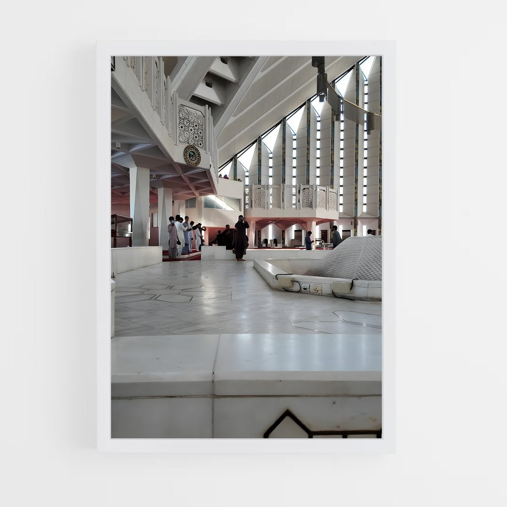 ap-faisal mosque-4 cadre Blanc