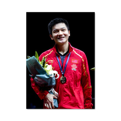 Poster Sourire en Fleurs
