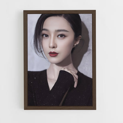 ap-fan bingbing-4 cadre Bois foncé
