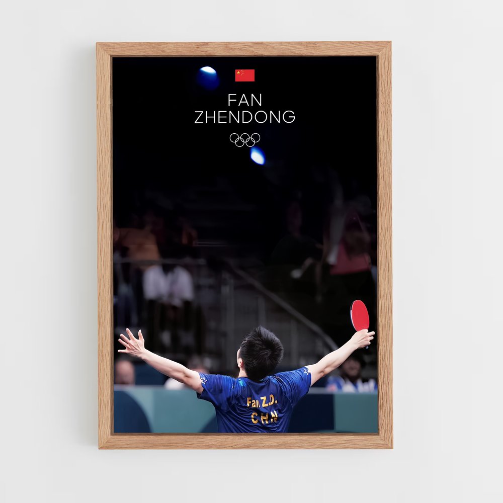 ap-fan zhendong-1 cadre Bois clair