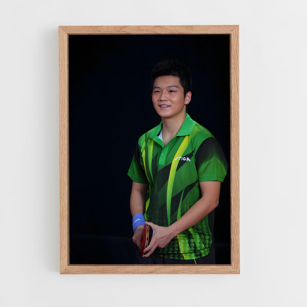 ap-fan zhendong-5 cadre Bois clair