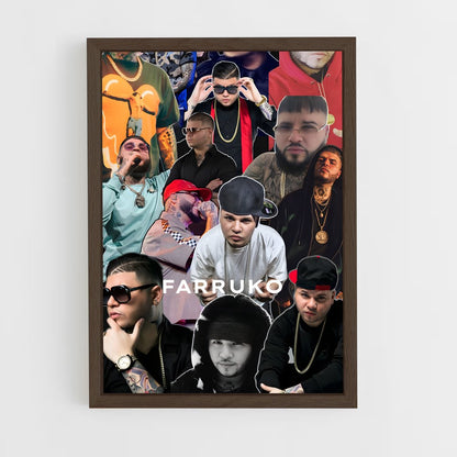 ap-farruko-2 cadre Bois foncé