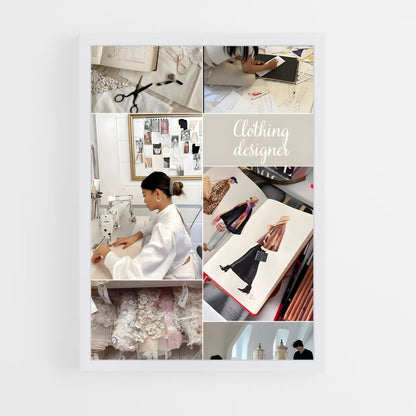 ap-fashion designer-4 cadre Blanc