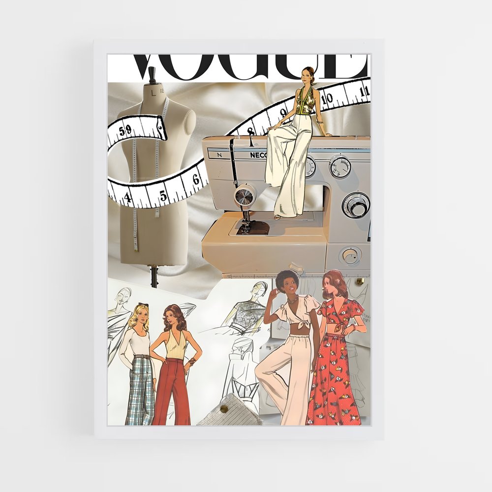 ap-fashion designer-9 cadre Blanc