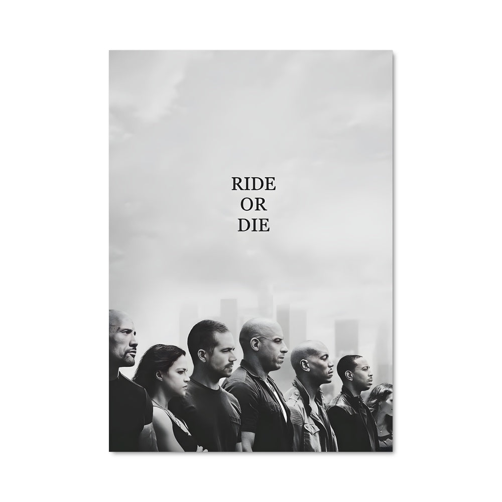 Poster Famille à Toute Vitesse