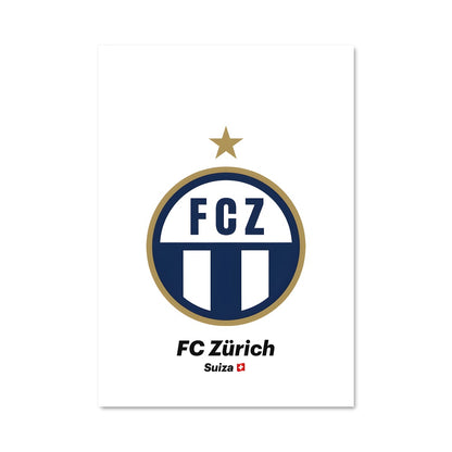 Poster FC Zurich Emblem