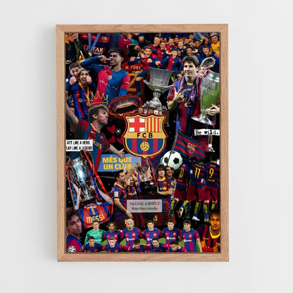 ap-fc barcelona-2 cadre Bois clair