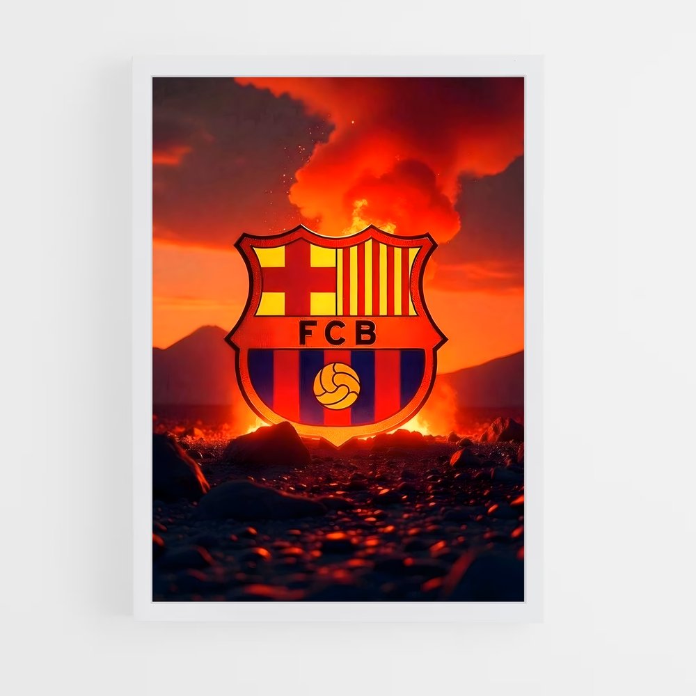 ap-fc barcelona-6 cadre Blanc