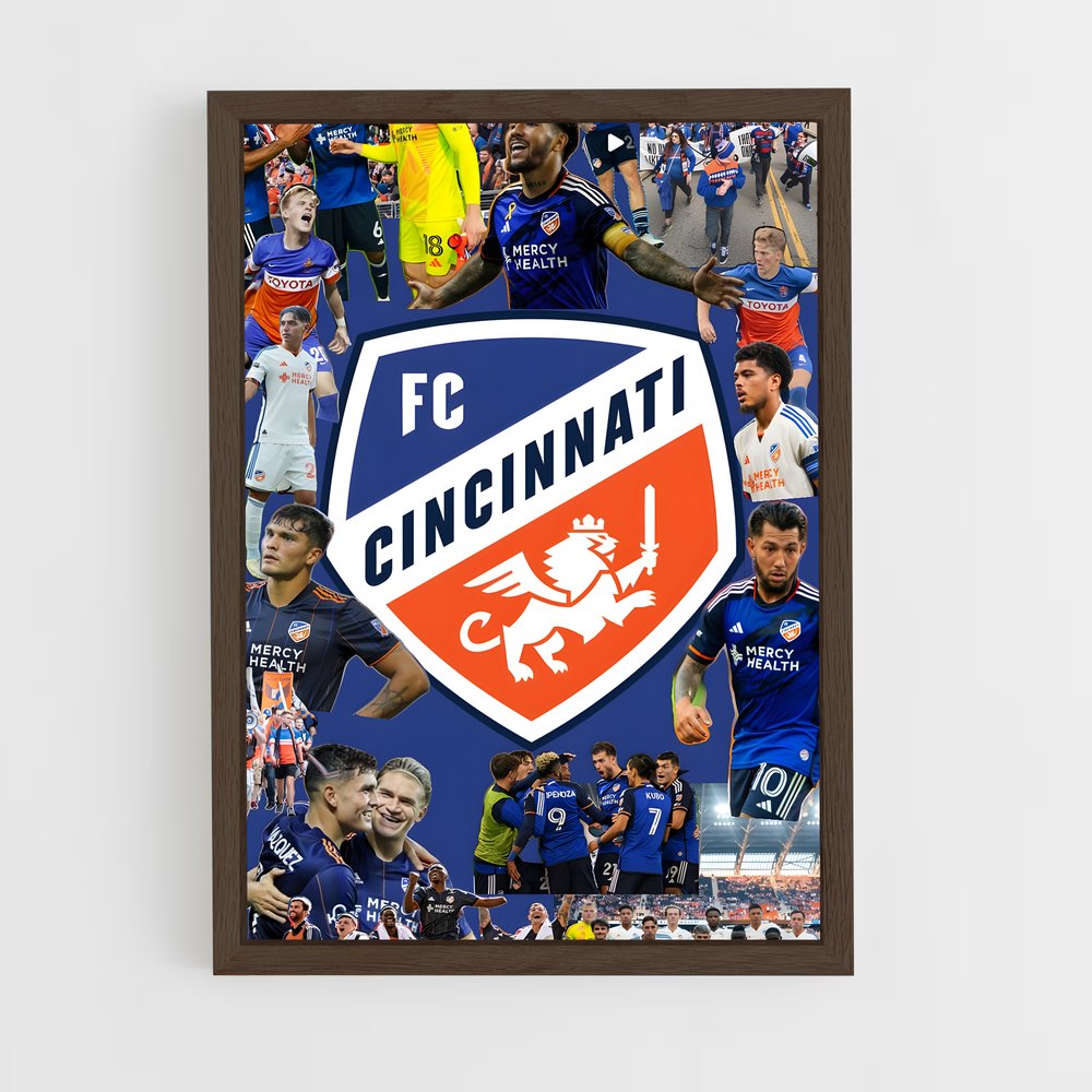 ap-fc cincinnati-3 cadre Bois foncé