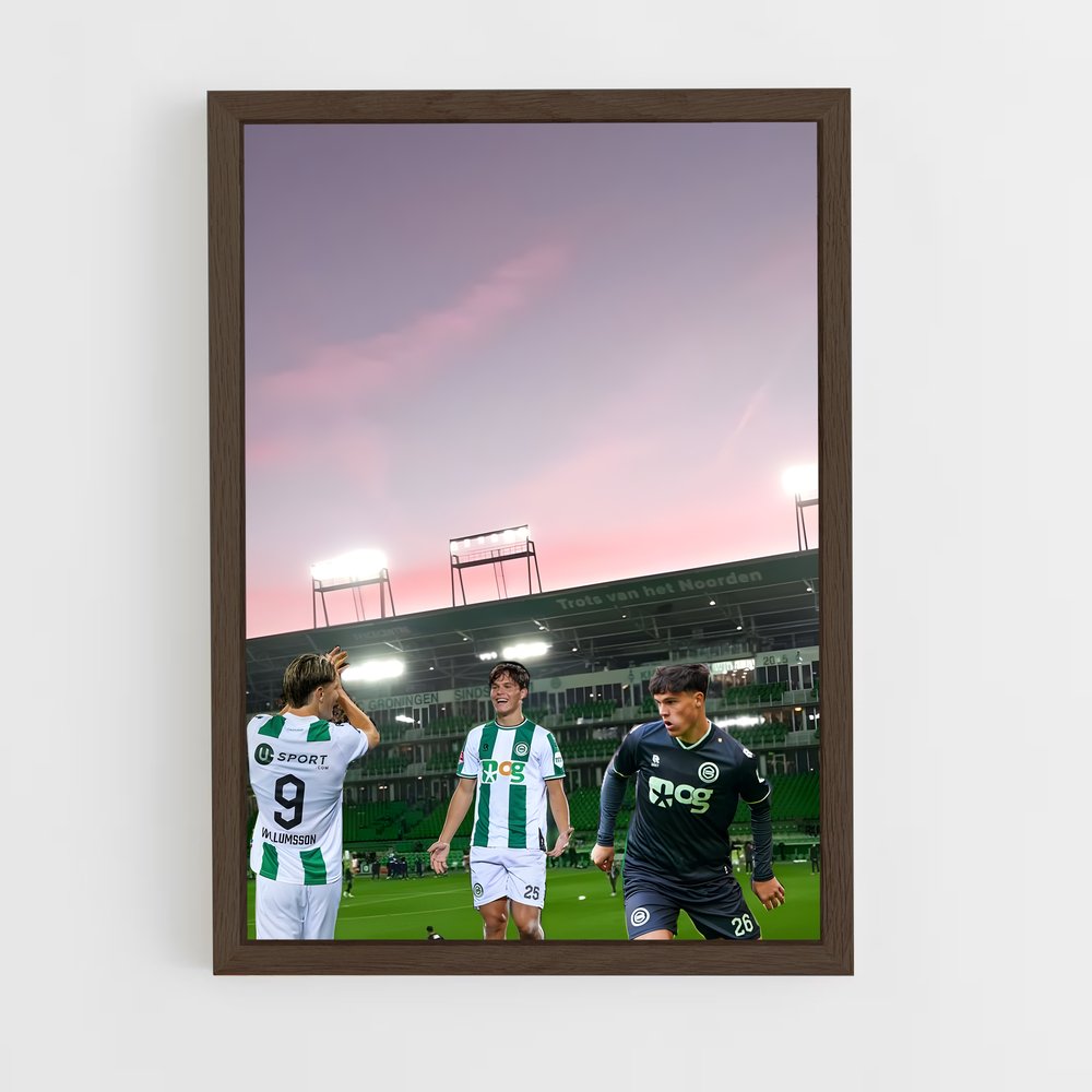 ap-fc groningen-1 cadre Bois foncé