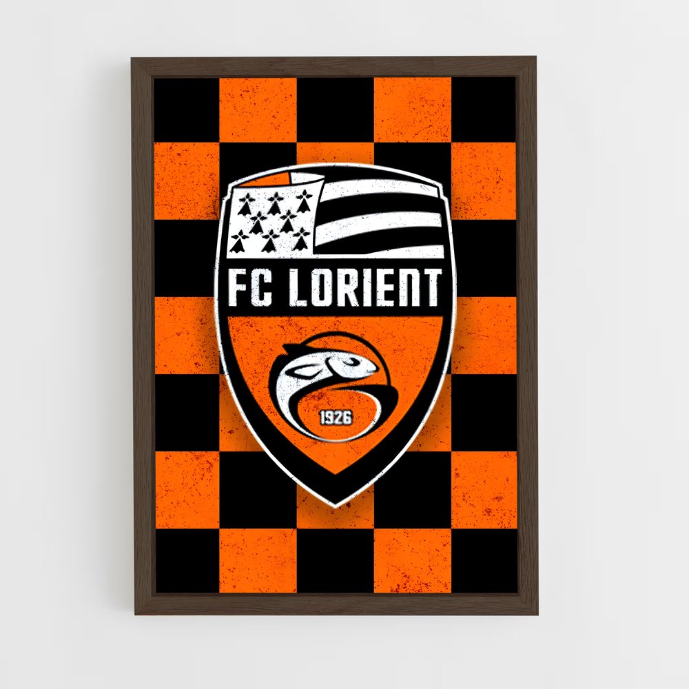 ap-fc lorient-7 cadre Bois foncé