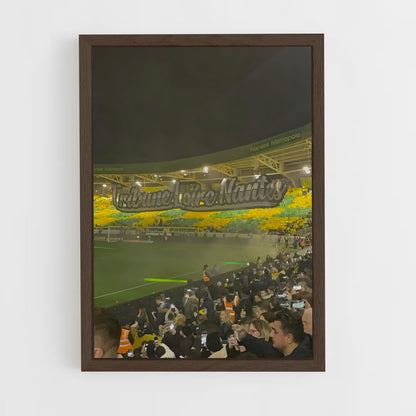 ap-fc nantes-4 cadre Bois foncé