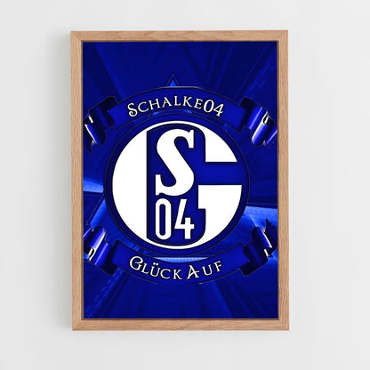 ap-fc schalke 04-7 cadre Bois clair