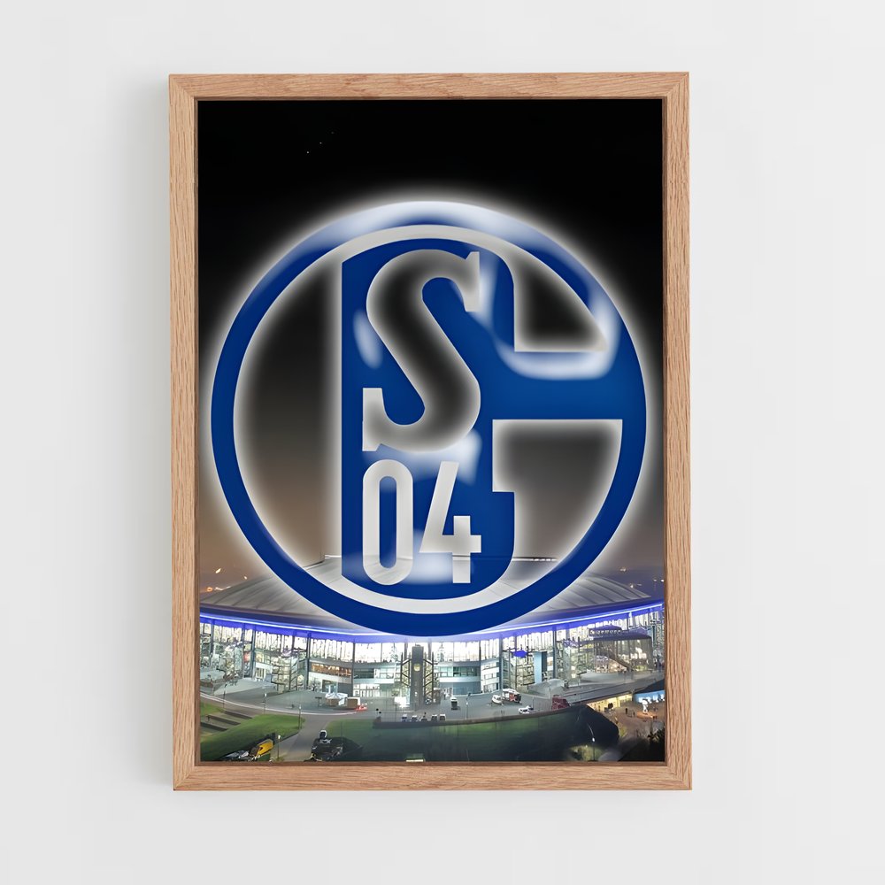 ap-fc schalke 04-9 cadre Bois clair