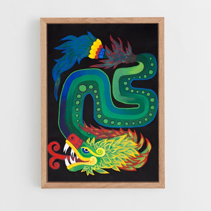 ap-feathered serpent-4 cadre Bois clair