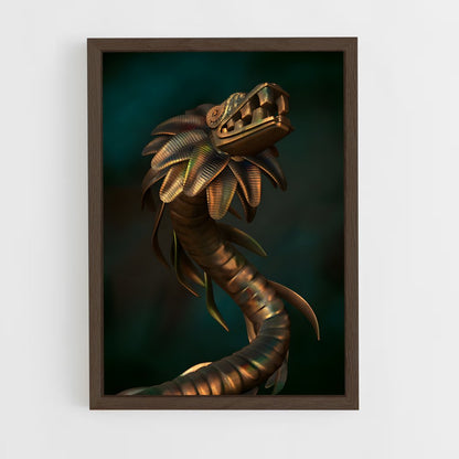 ap-feathered serpent-7 cadre Bois foncé