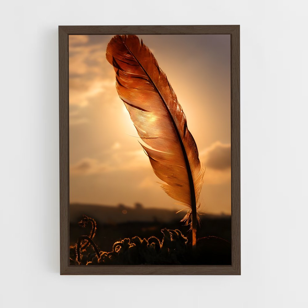 ap-feathers-4 cadre Bois foncé