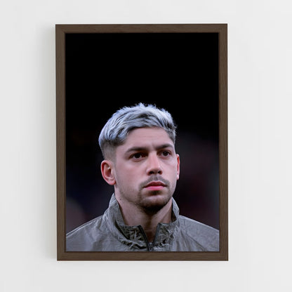 ap-federico valverde-13 cadre Bois foncé
