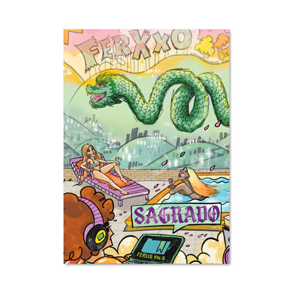 Poster Serpent de Plage