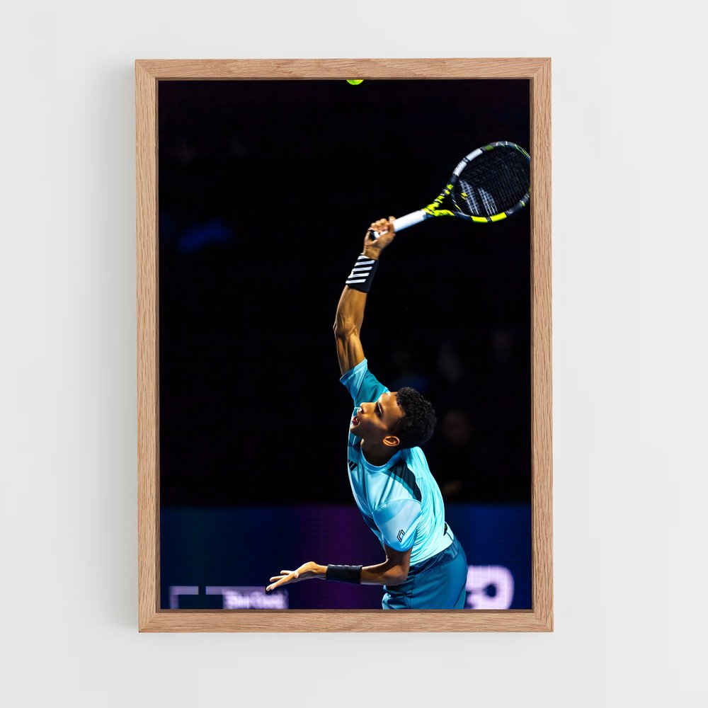 ap-felix auger-aliassime-4 cadre Bois clair