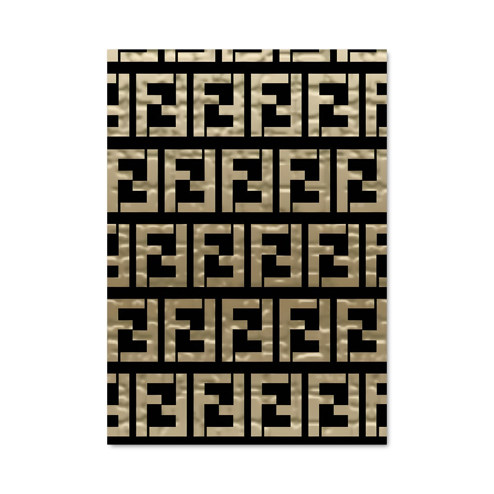 Poster Luxe Géométrique