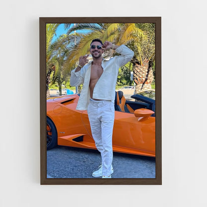 ap-fero47-8 cadre Bois foncé