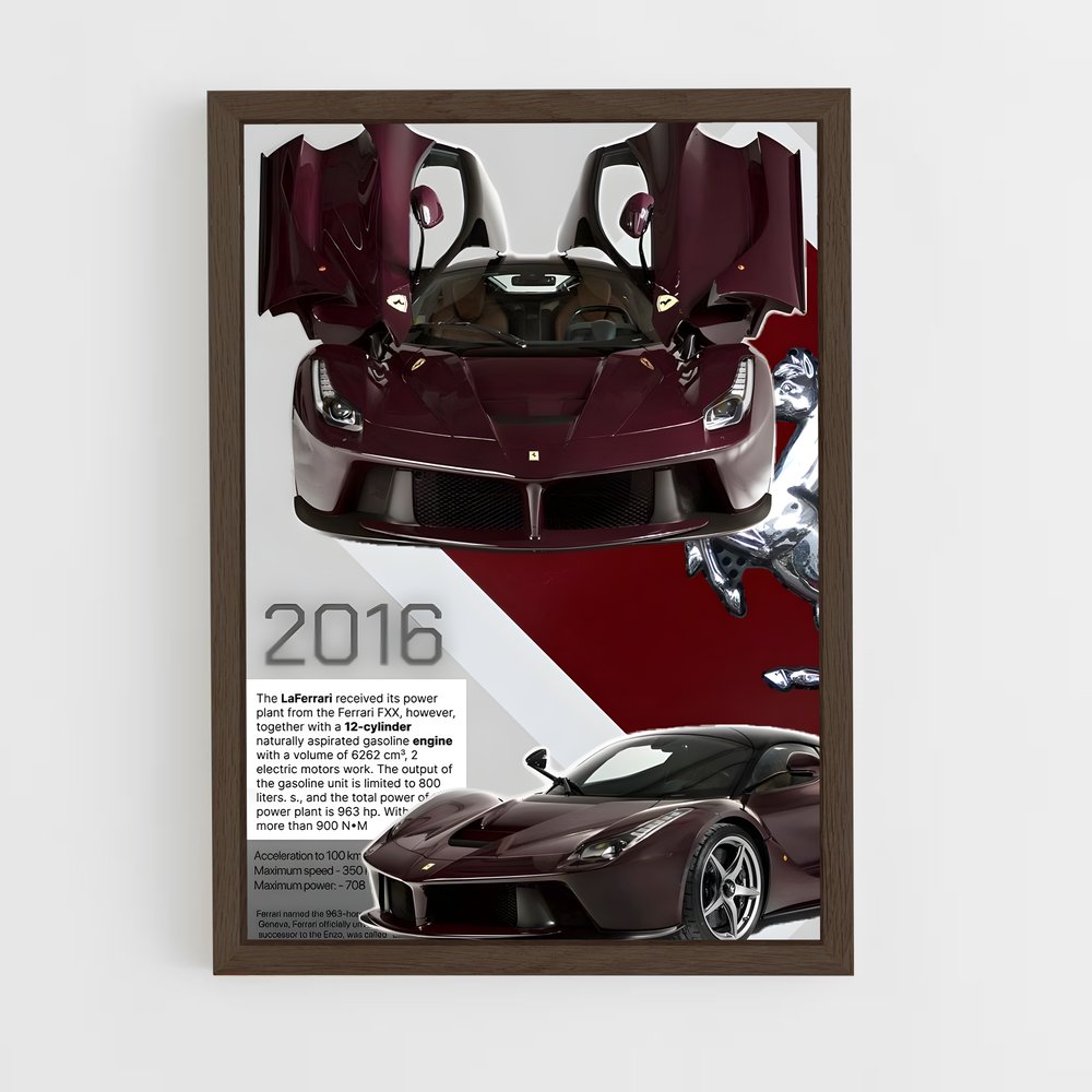 ap-ferrari-6 cadre Bois foncé